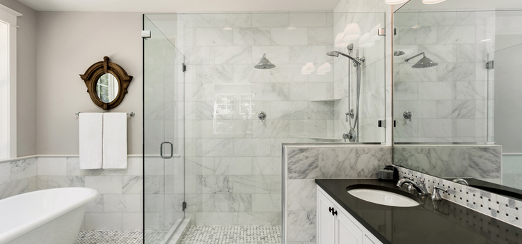 bathroom shower door installation in Ocala